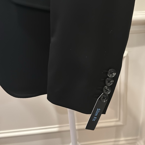 Murano Men’s Blazer Sport Coat Size XS Slim Fit Black NWT Fully Lined - Picture 5 of 15